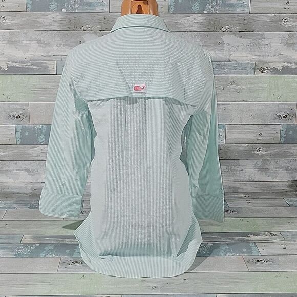 Vineyard Vines Performance Sailing Shirt sz 4 - Picture 5 of 6